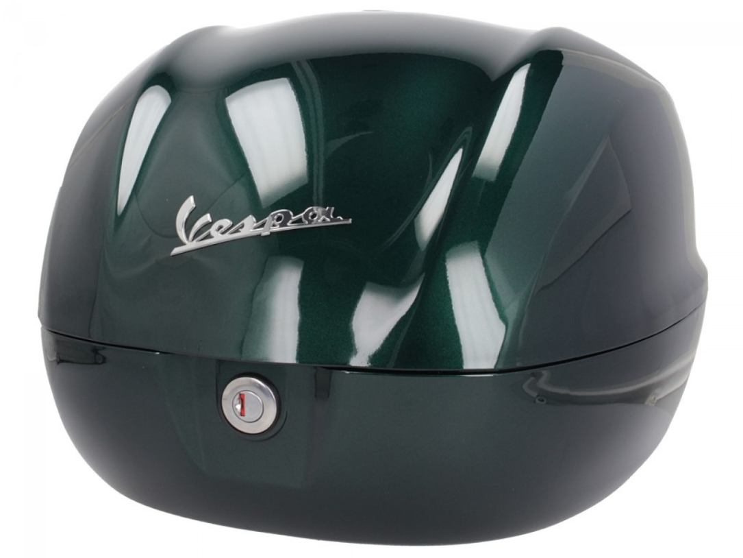 Originele topkoffer 32 l. voor Vespa Primavera / Sprint / GTS Racing 60s Verde Bosco 349/A