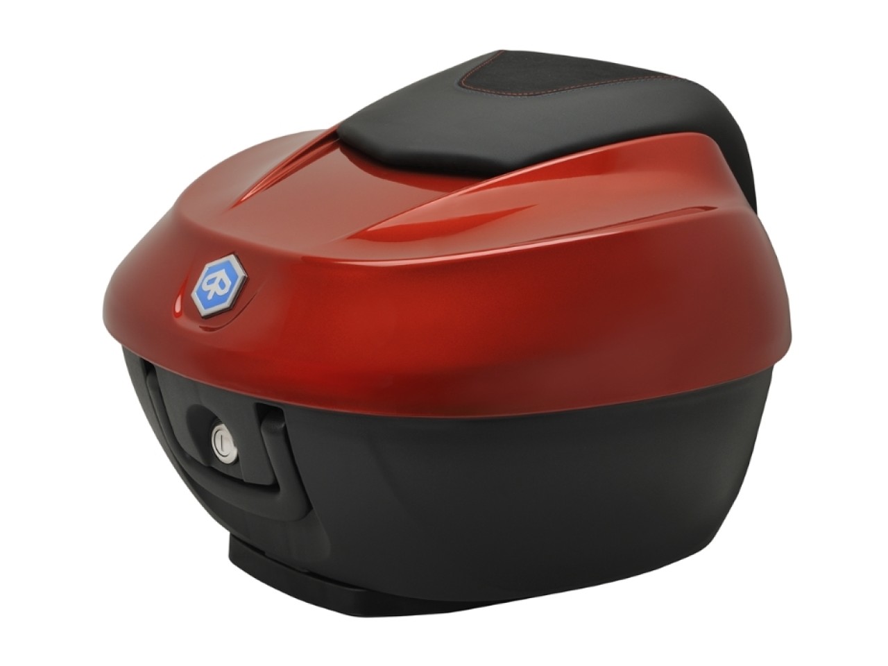 Topkoffer Kit 36 l. oranje metallic A12 Origineel Piaggio voor Beverly HPE (incl. montageplaat)