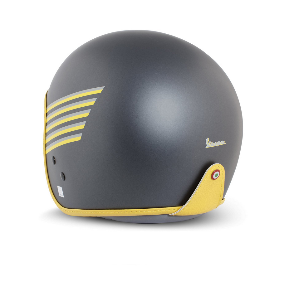 Vespa grafische helm grijs - XS