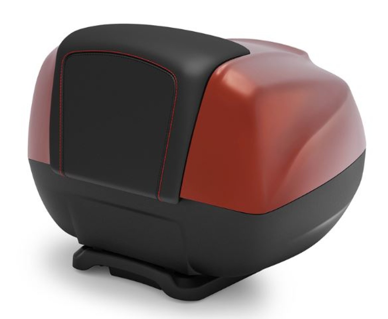 Topkoffer 37 l met rugleuning voor Piaggio MP3 HPE RST 400 Sport (2022) - mat oranje A16