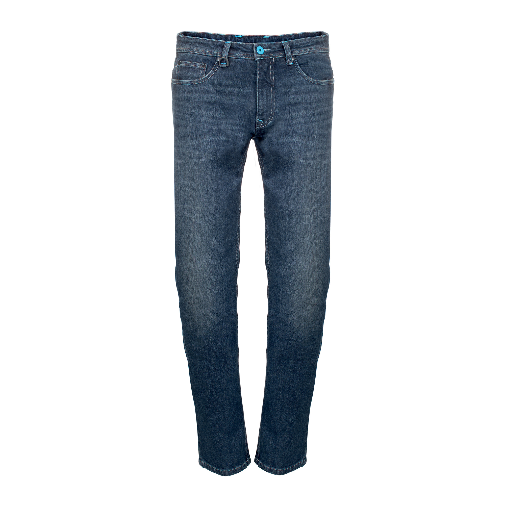 Vespa broek polyester denimblauw