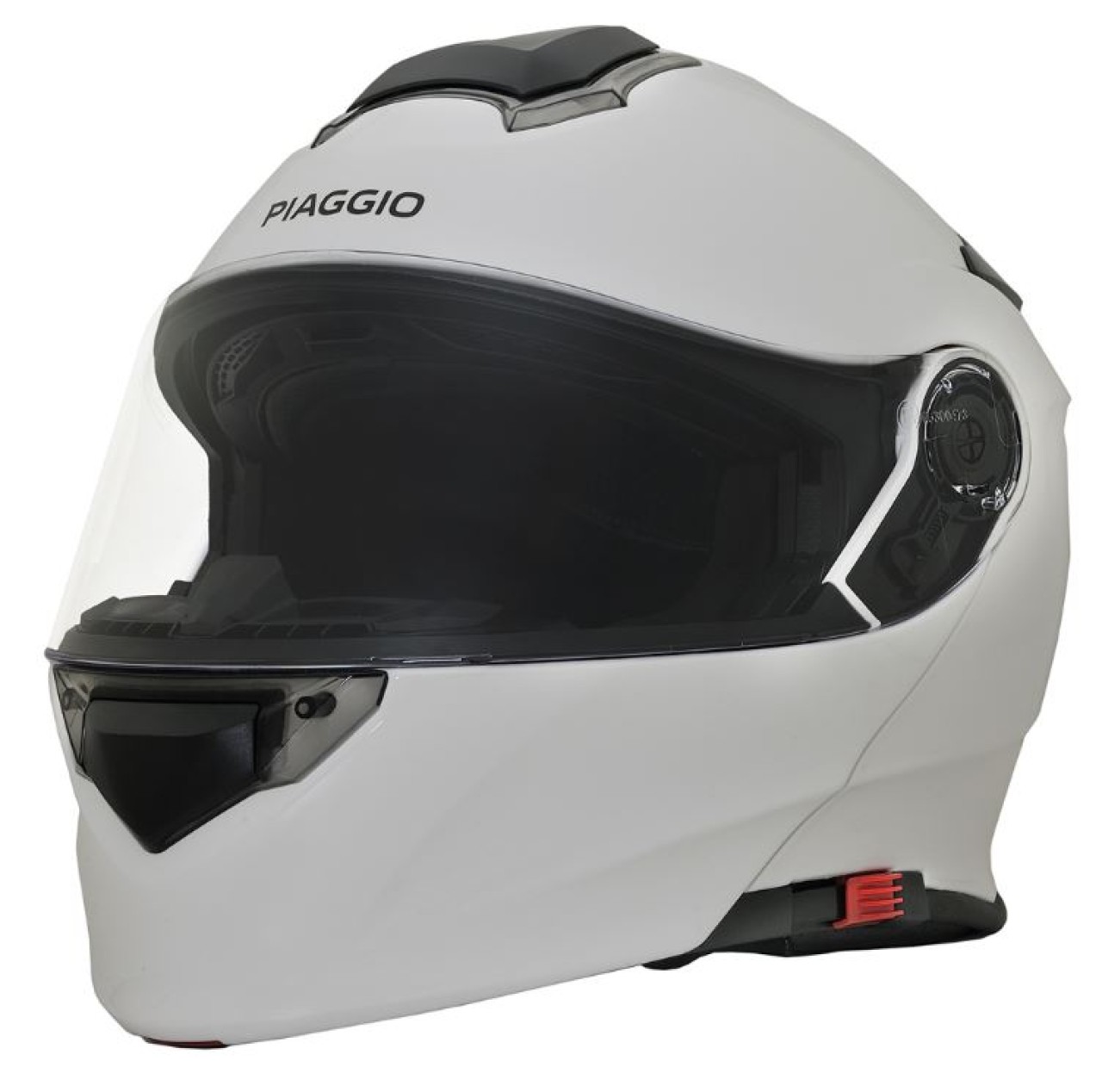 Piaggio modulaire helm wit glanzend