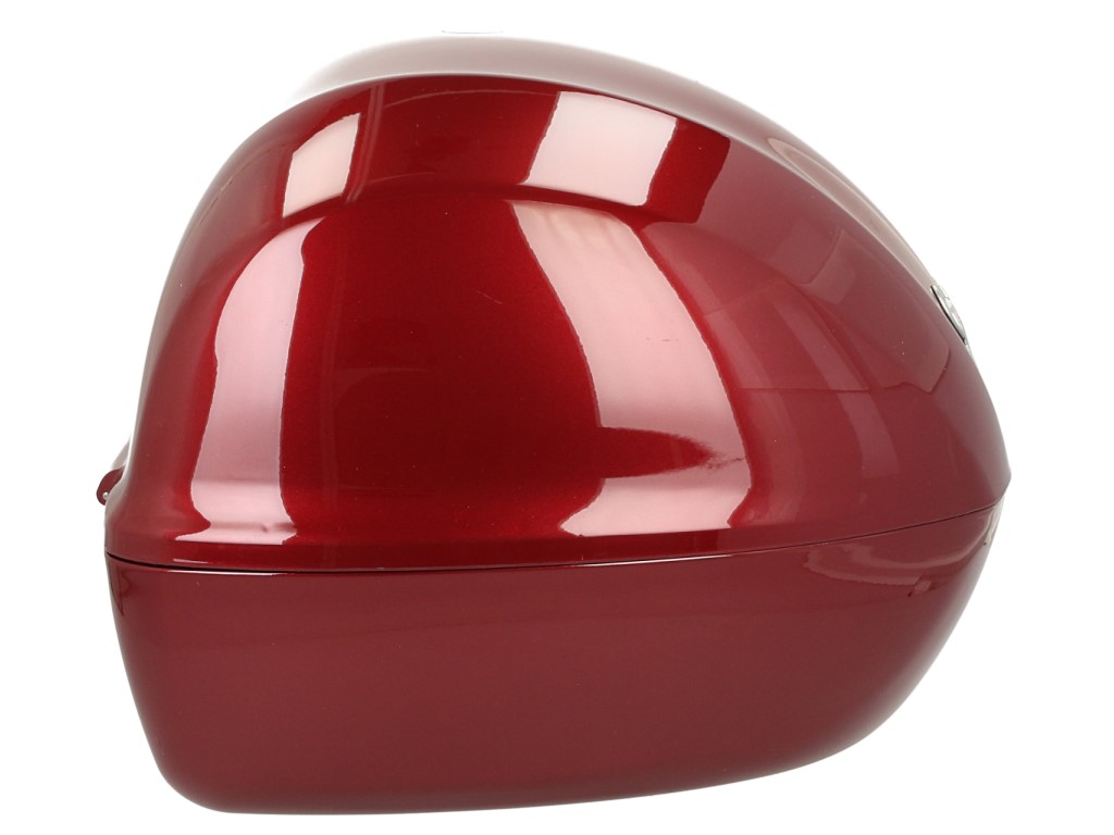 Vespa-topkoffer 32 l, glanzend rood, 880/A, zonder rugleuning