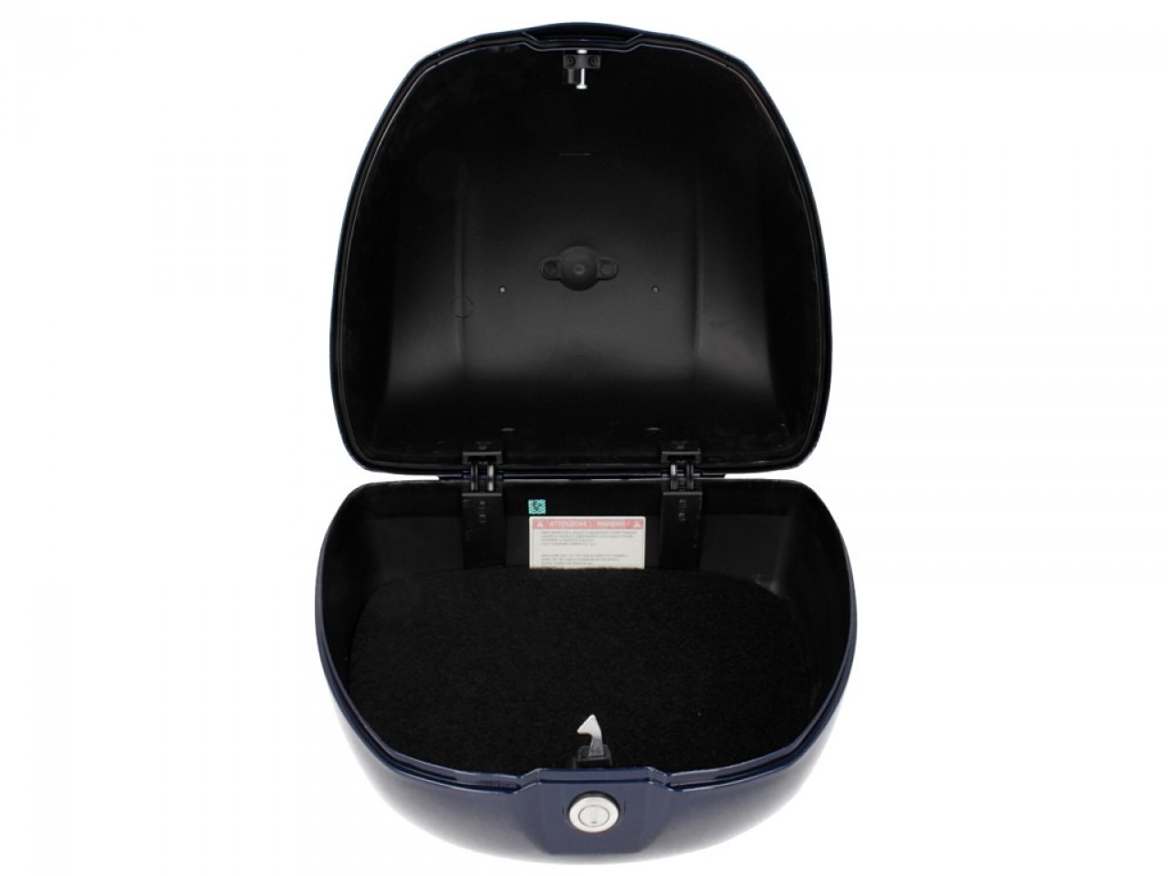 Vespa-topkoffer 32 l, glanzend blauw 222/A, zonder rugleuning