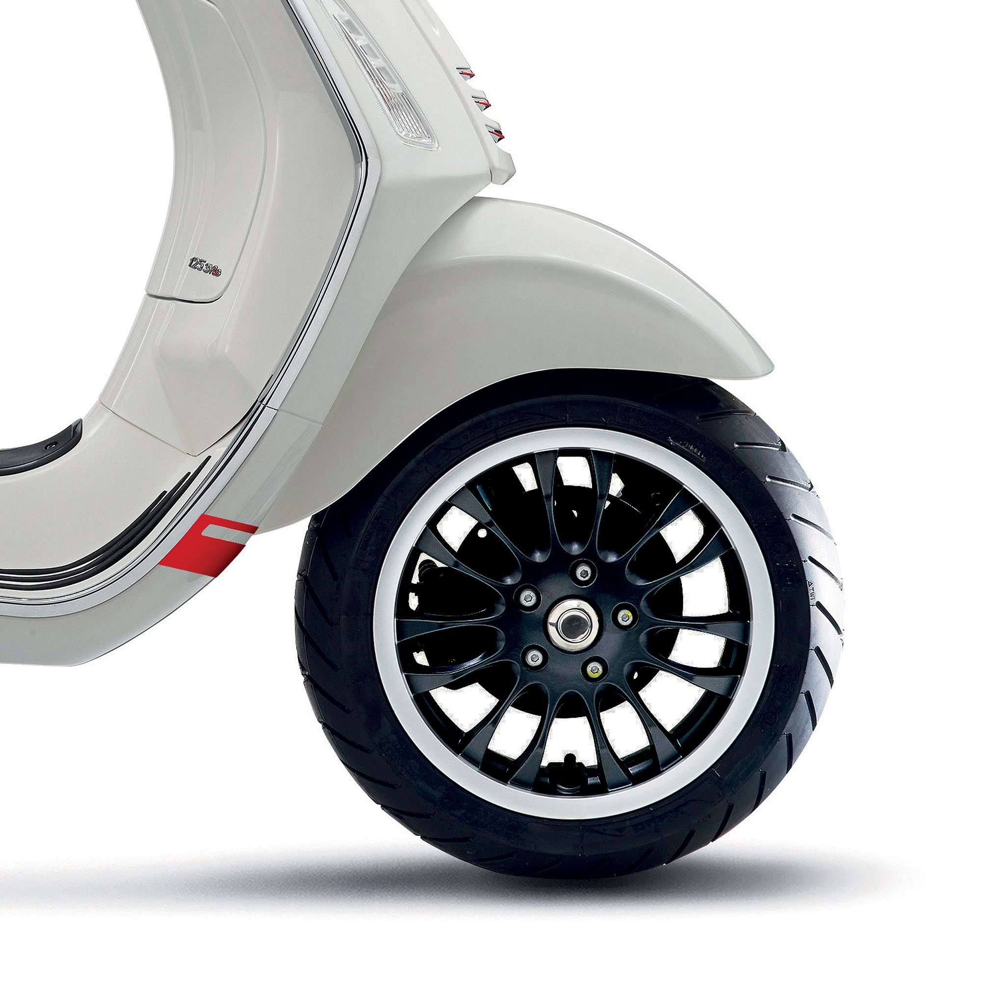Zwarte velg voor Vespa Sprint