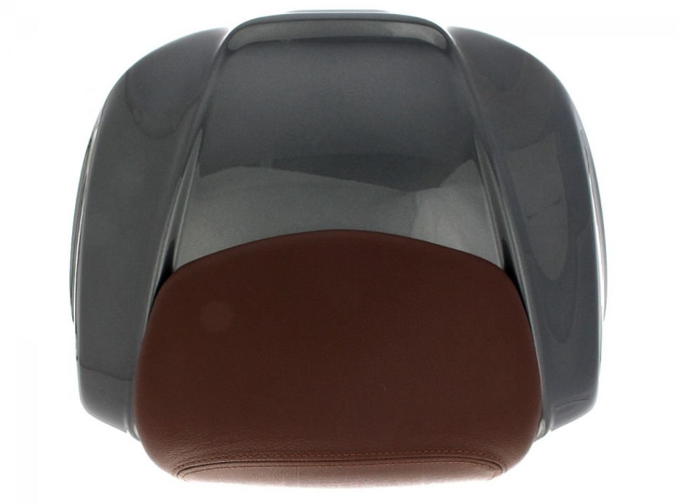 Topkoffer 37 l met rugleuning voor Piaggio Medley 125/150 (16-18) - grijs 798/B