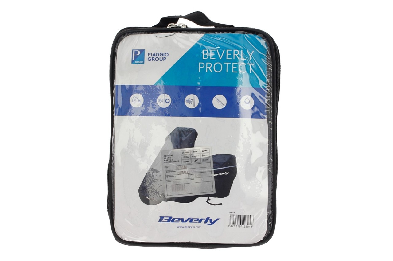 Inklapbare garage voor buiten zwart voor Piaggio Beverly HPE 300 / 310 / 400