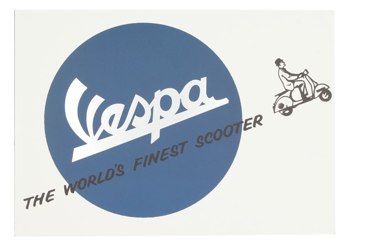 Vespa blocnote DIN A4, Vespa-logo