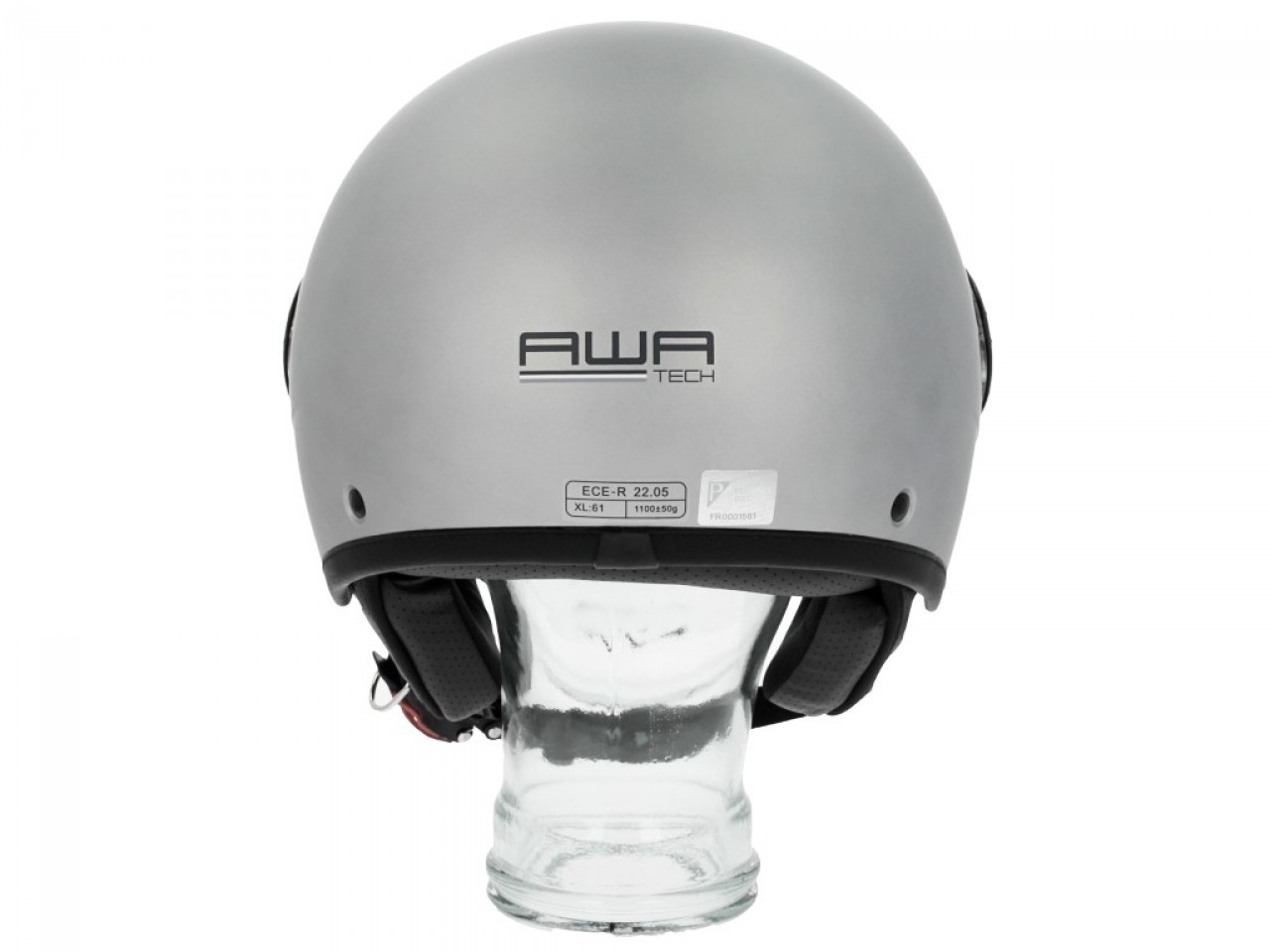Piaggio Jet Helm AWA Basejet grijs mat