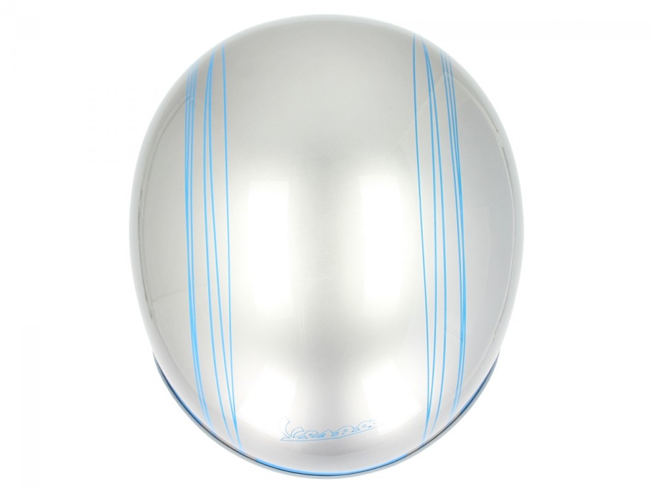 Vespa jethelm Elettrica Tech blu (Bluetooth) zilver