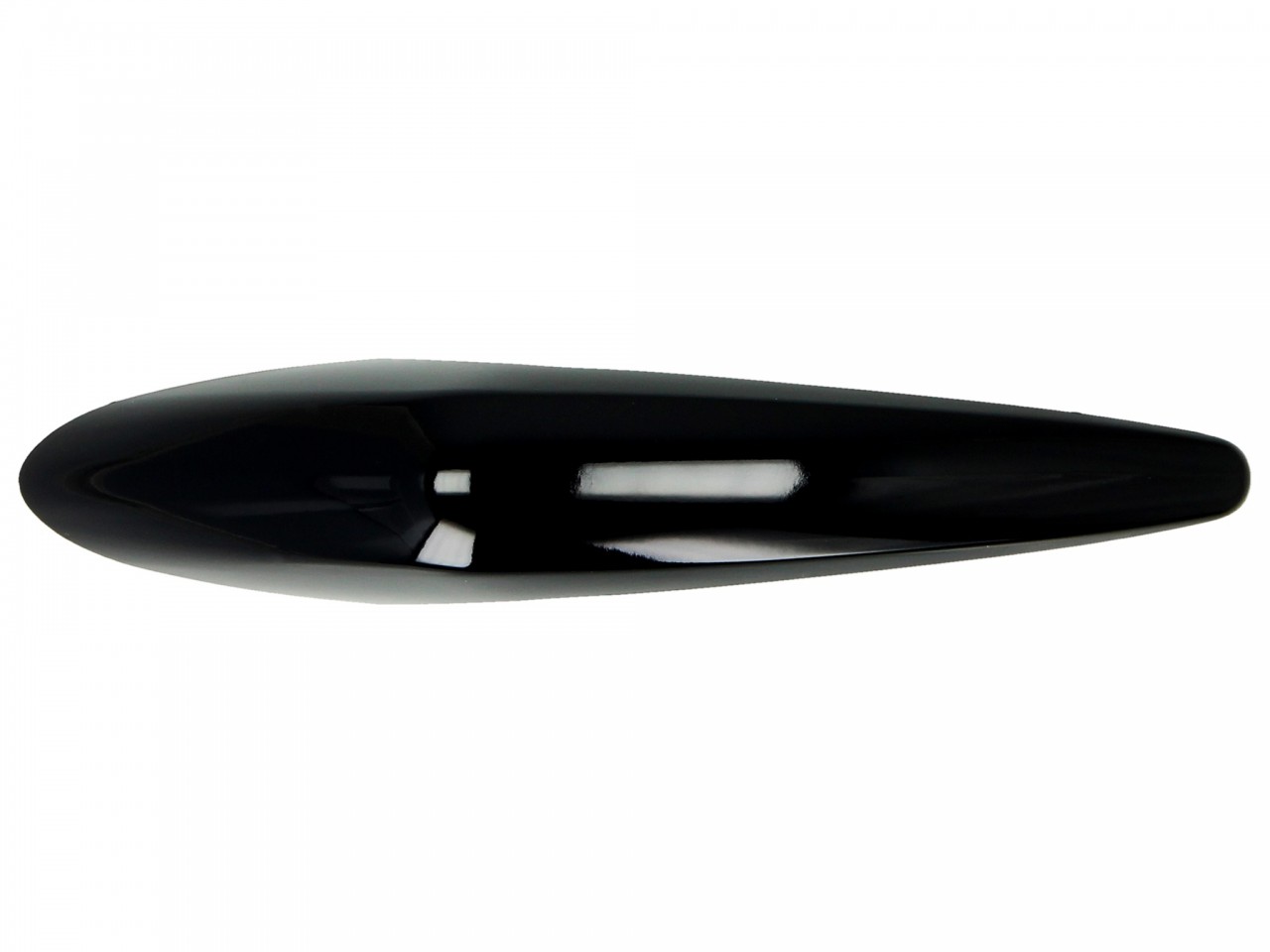Spatbordbekleding zwart glans voor Vespa GTS HPE (125cc/300cc) 2019-2020