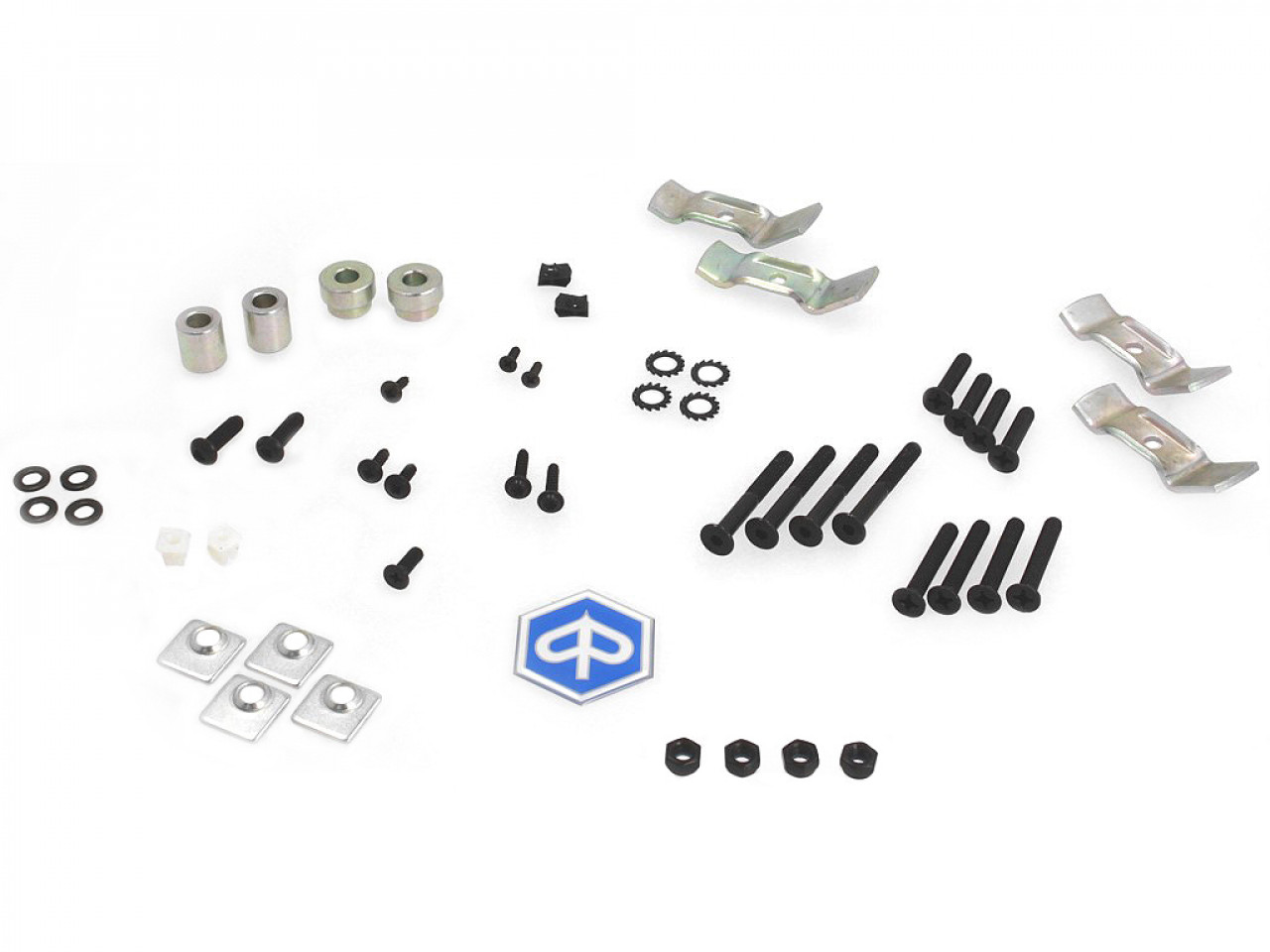 Topkoffer Kit (incl. montageplaat), 37 l, zwart mat voor Piaggio MP3 125 / 300 / Sport HPE