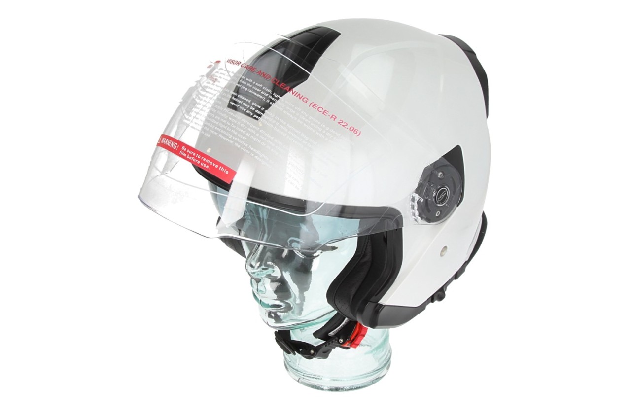 Piaggio Jet Helm Vol Jet PFJ wit glanzend