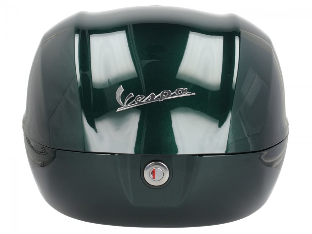 Originele topkoffer 32 l. voor Vespa Primavera / Sprint / GTS Racing 60s Verde Bosco 349/A