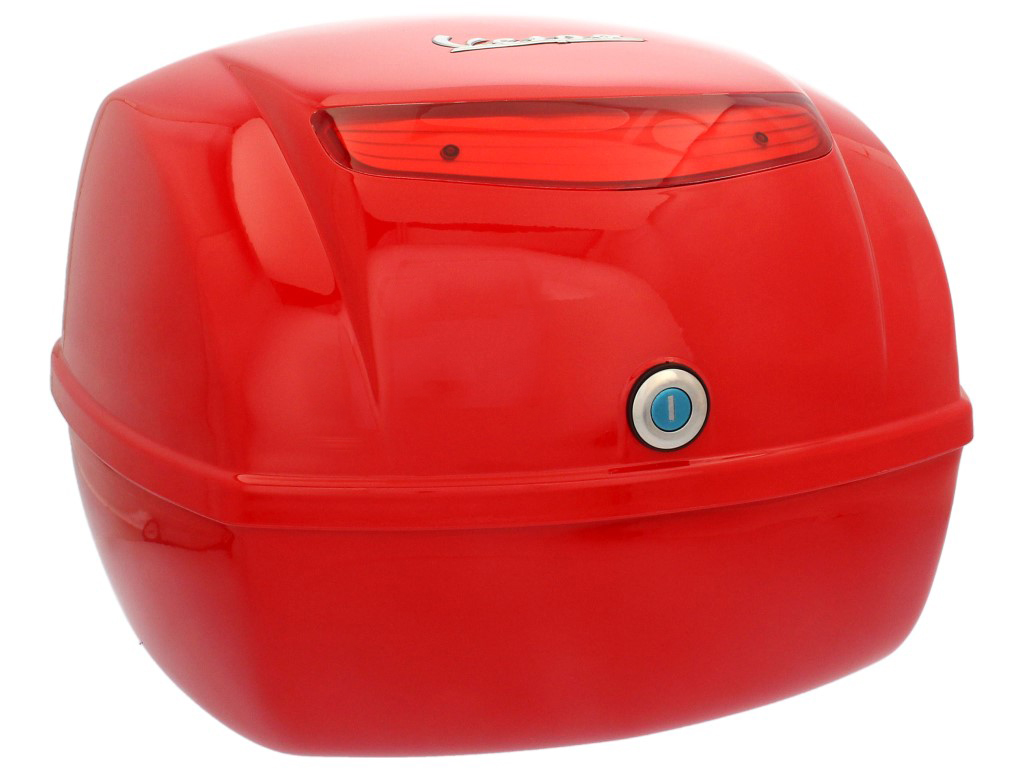 Originele topkoffer voor Vespa LX / S / PX - rode draak / passione 894