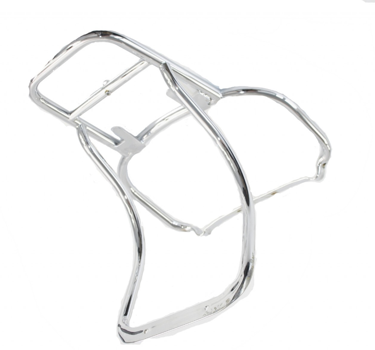 Originele chromen bagagedrager achter voor Vespa PX