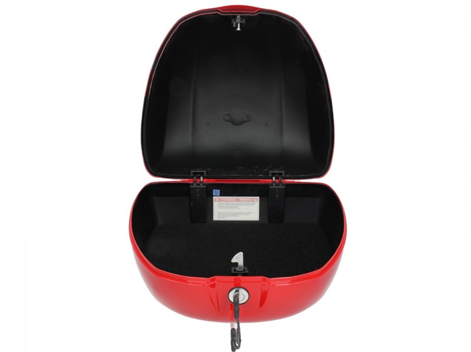 Vespa-topkoffer 32 l, glanzend rood, 894, zonder rugleuning