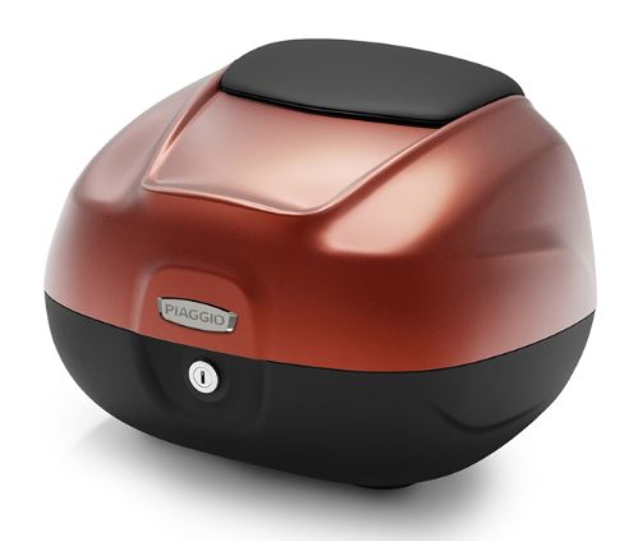 Topkoffer 37 l met rugleuning voor Piaggio MP3 HPE RST 400 Sport (2022) - mat oranje A16