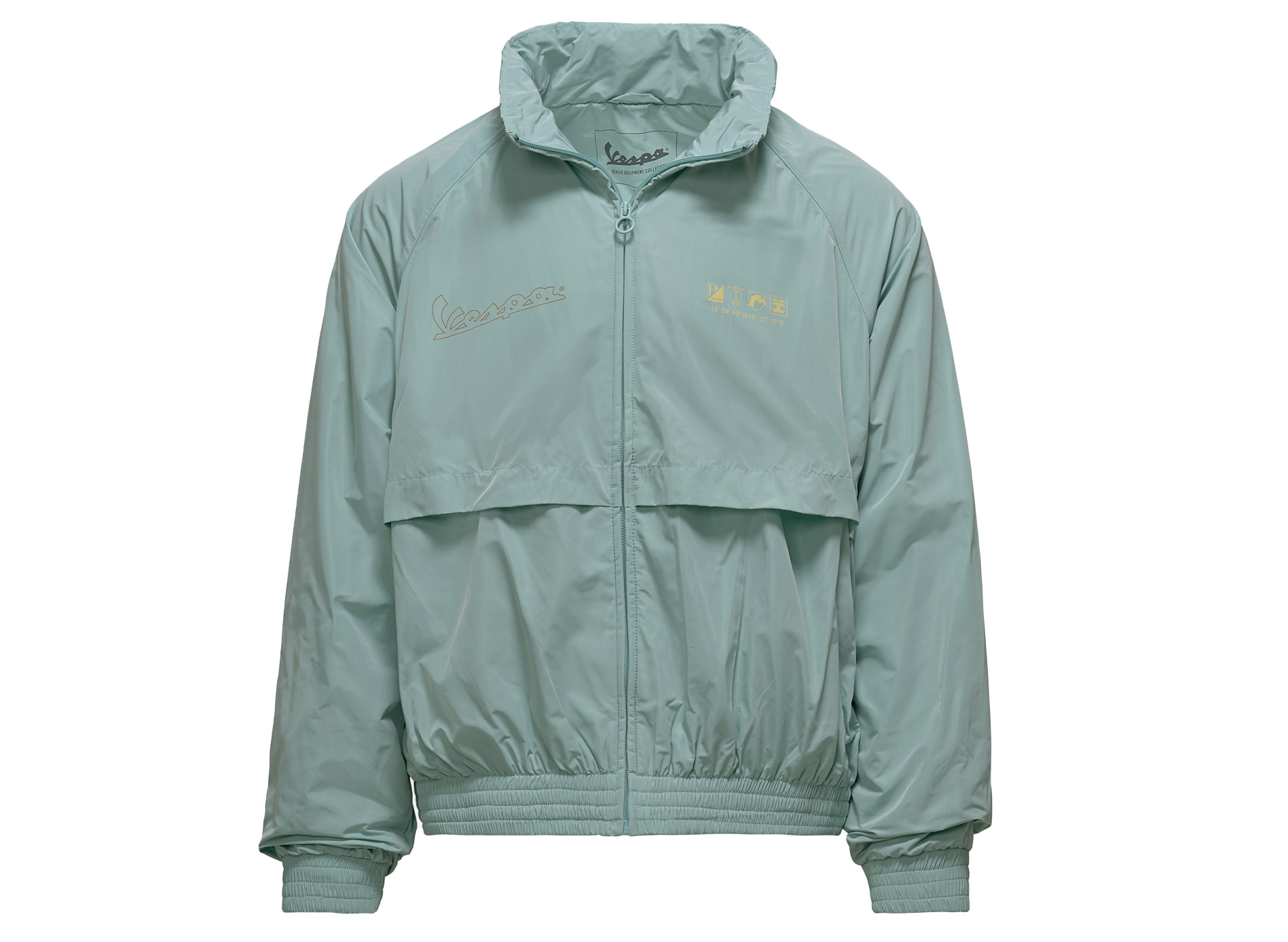 Vespa windjack Origin groen DEC collectie