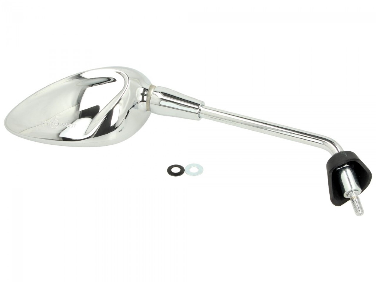 Spiegel rechts chroom voor Vespa Sprint 50-150cc 2T/4T