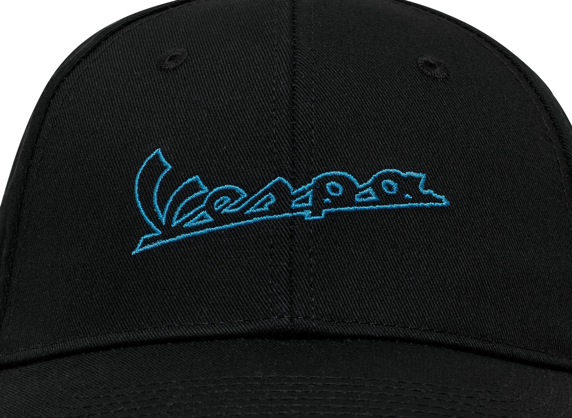 Vespa-basecap, zwart, DEC-collectie