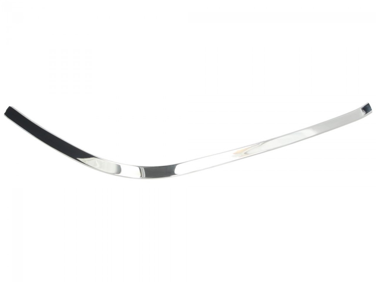 Mono slotpijp treeplank chroom Piaggio voor Vespa Primavera/Sprint 50-150ccm