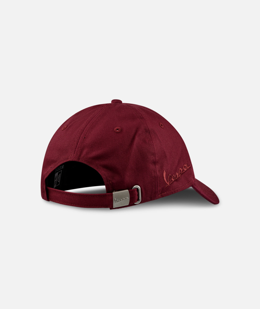 Vespa baseball cap DEC Glitter New Era 9Forty rood