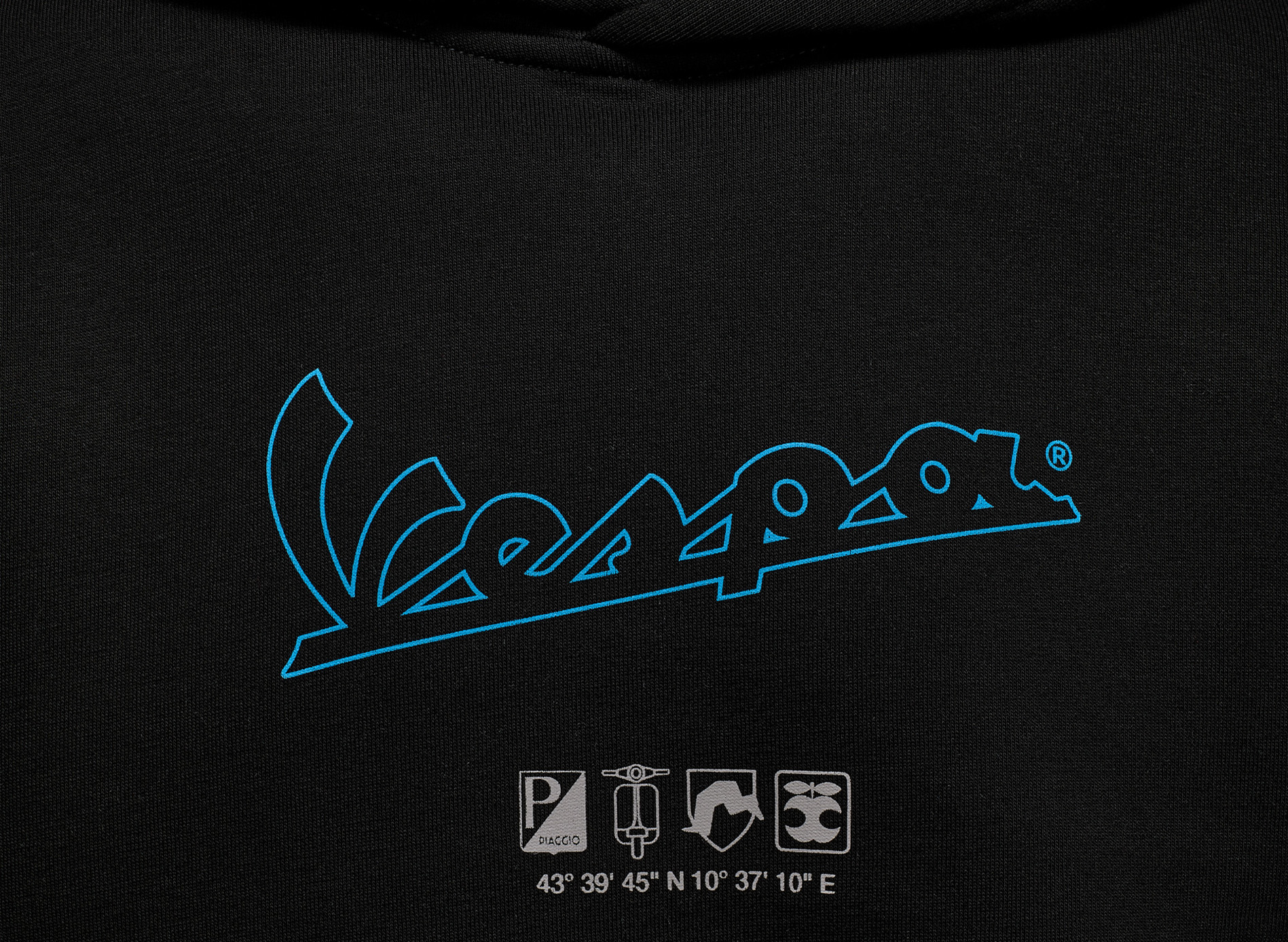 Vespa Hoodie zwart DEC-Collectie