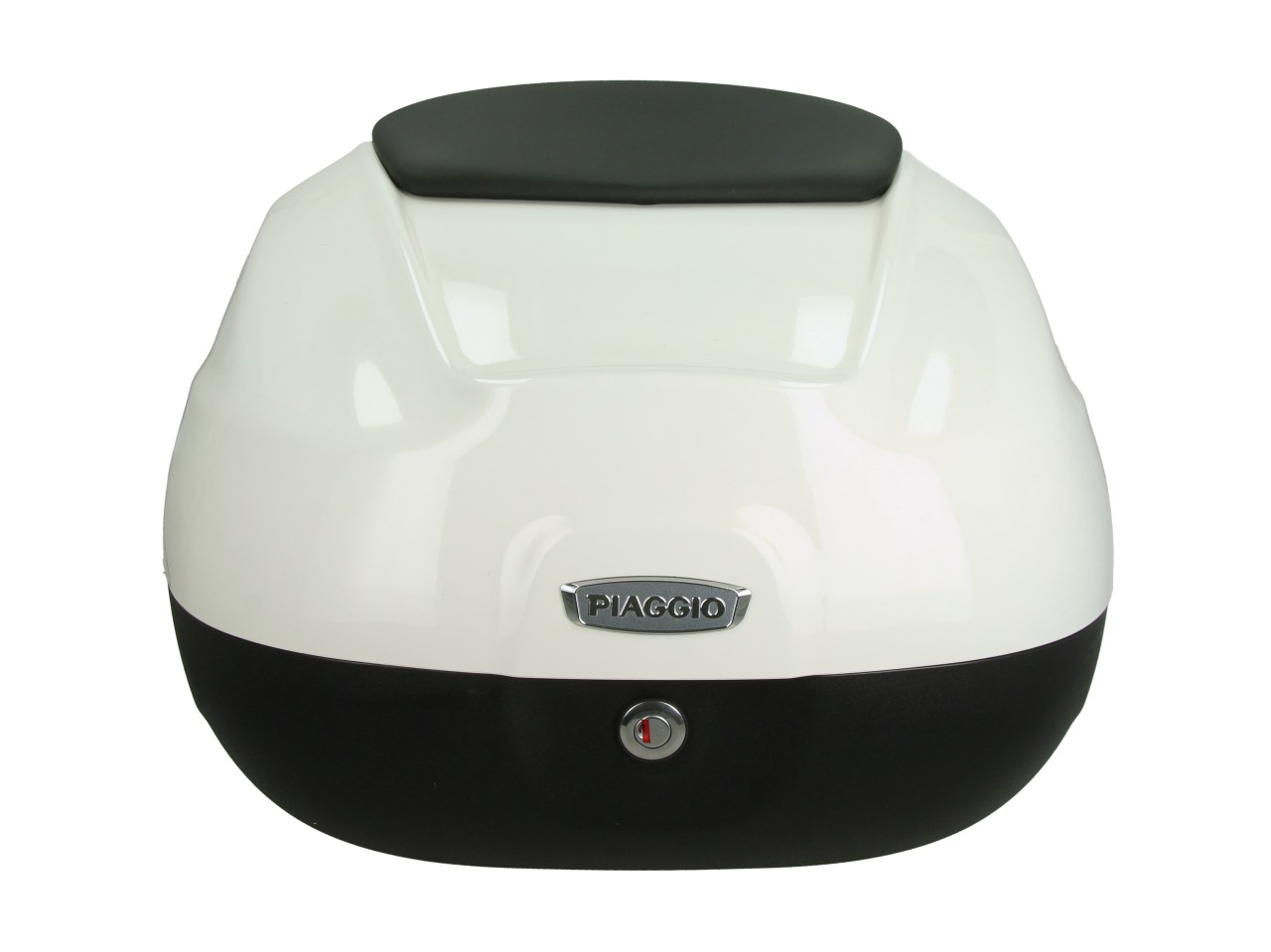 Topkoffer 37 l met rugleuning voor Piaggio MP3 HPE Maxi 400 Sport (2024) - montebianco 544