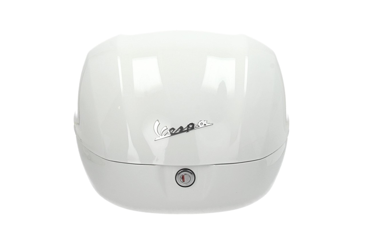 Vespa-topkoffer 32 l, glanzend geel, Q09, zonder rugleuning