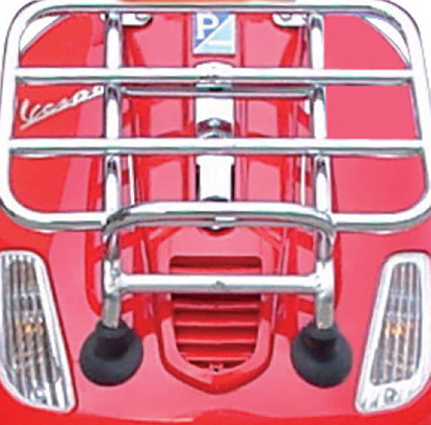 Opvouwbare Bagagedrager Voorkant Chroom Vespa S