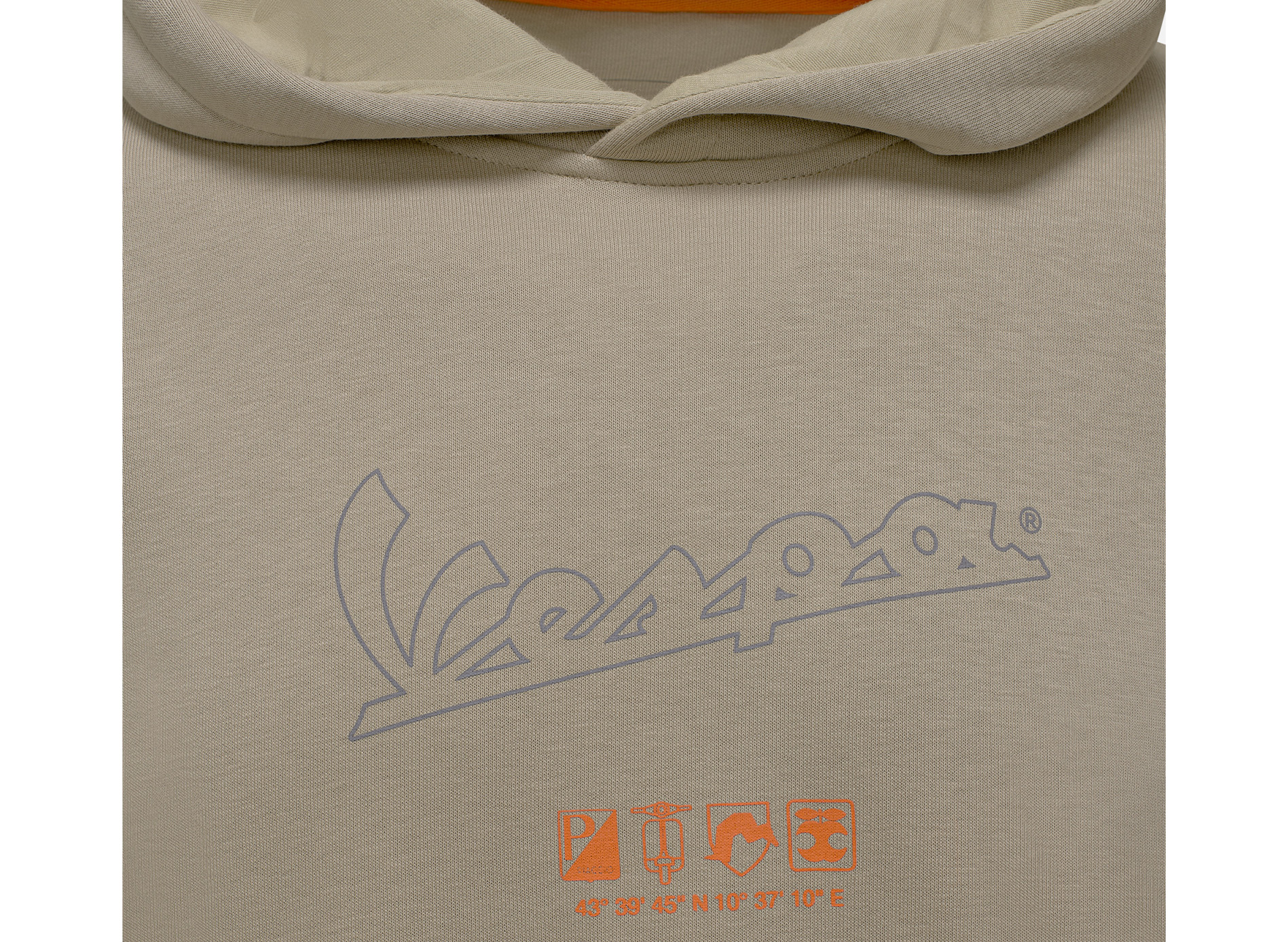 Vespa Hoodie Nomad beige DEC collectie