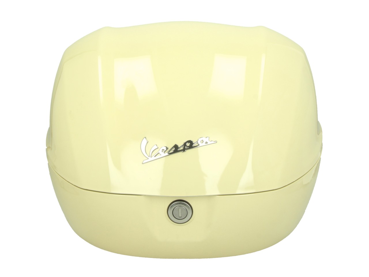 Vespa-topkoffer 32 l, glanzend geel, Q09, zonder rugleuning