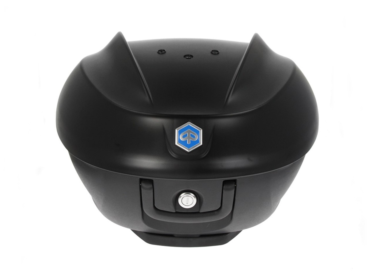 Topkoffer Kit 36 l. Zwart Meteora 93/B Origineel Piaggio voor Beverly HPE (incl. montageplaat)