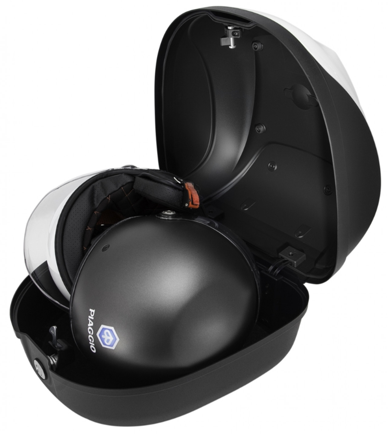 Topkoffer 32L voor Liberty Original Piaggio - Grigio Mouse 715/C
