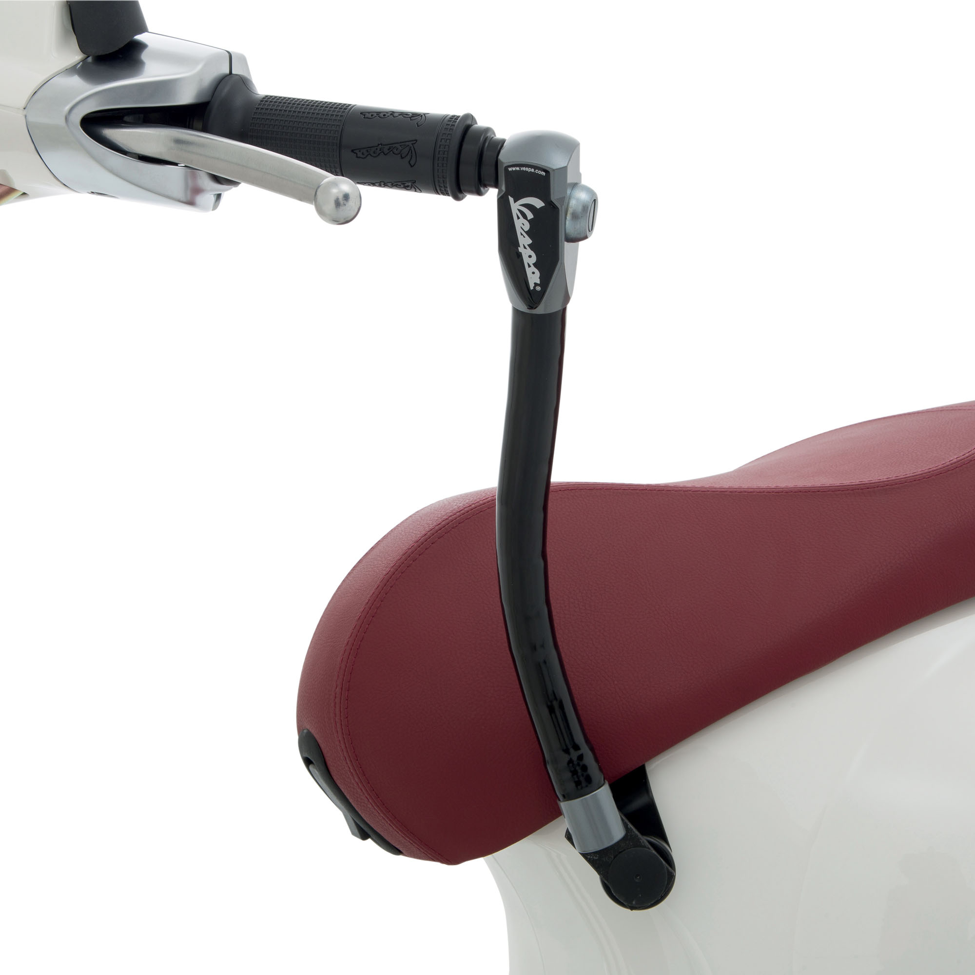 Origineel anti-diefstal apparaat (zit - stuur) versterkt voor Vespa Primavera / Sprint / Elettrica