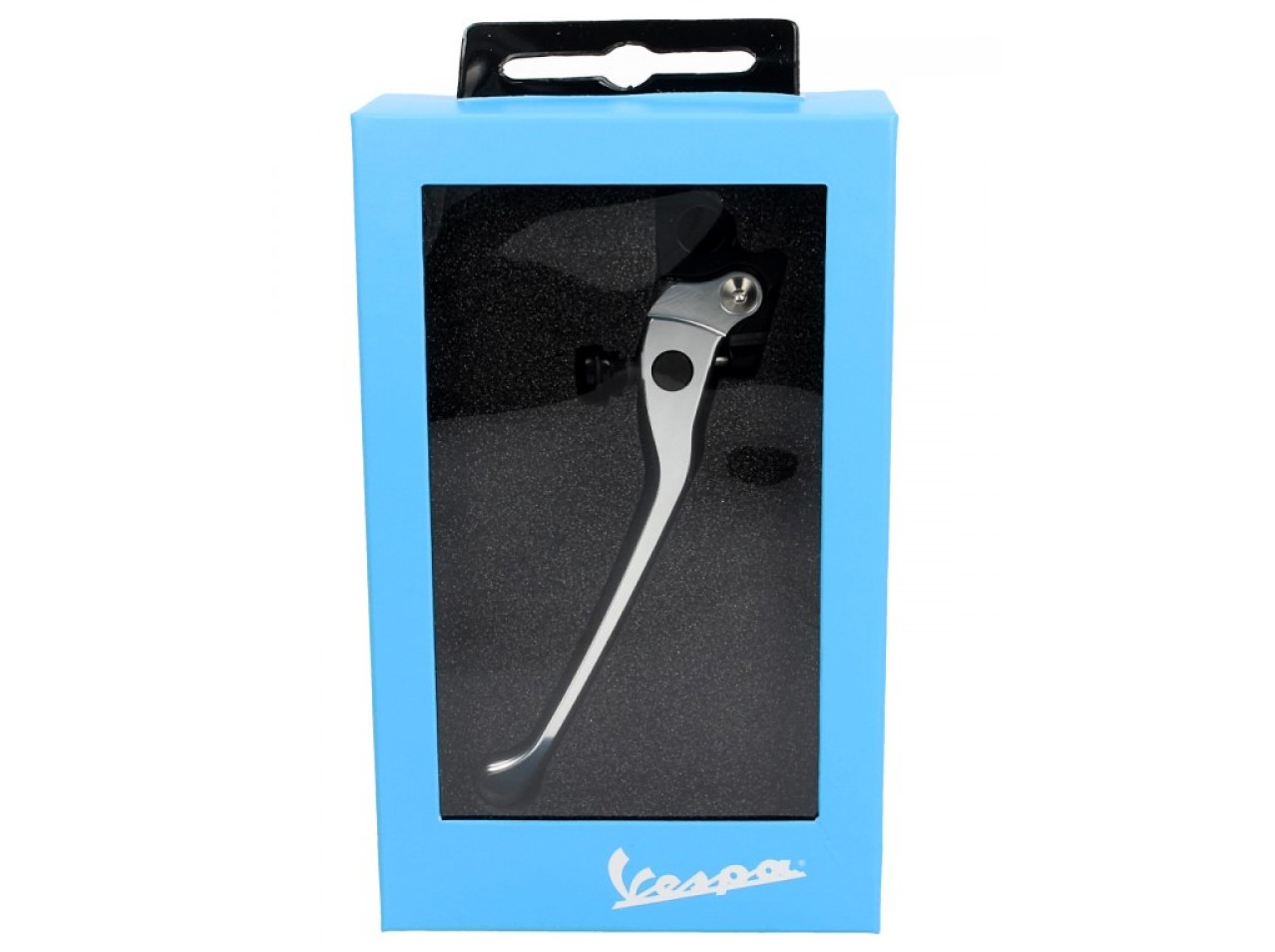 Stuurset, aluminium, geanodiseerd, set van handvatten, hendels en bar ends voor Vespa GTS