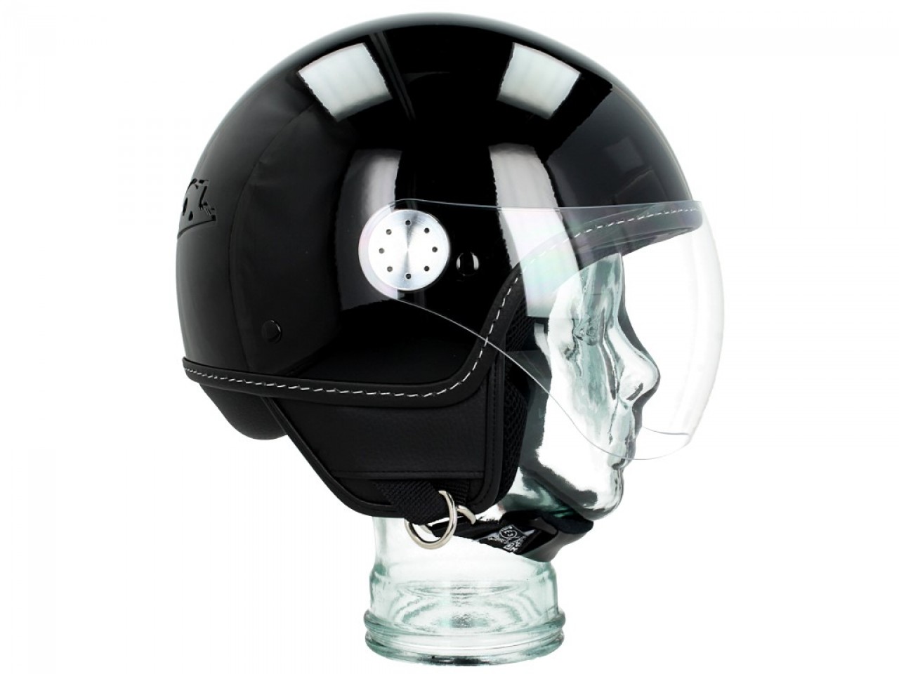 Vespa jethelm Vizier 3.0 zwart maat XS