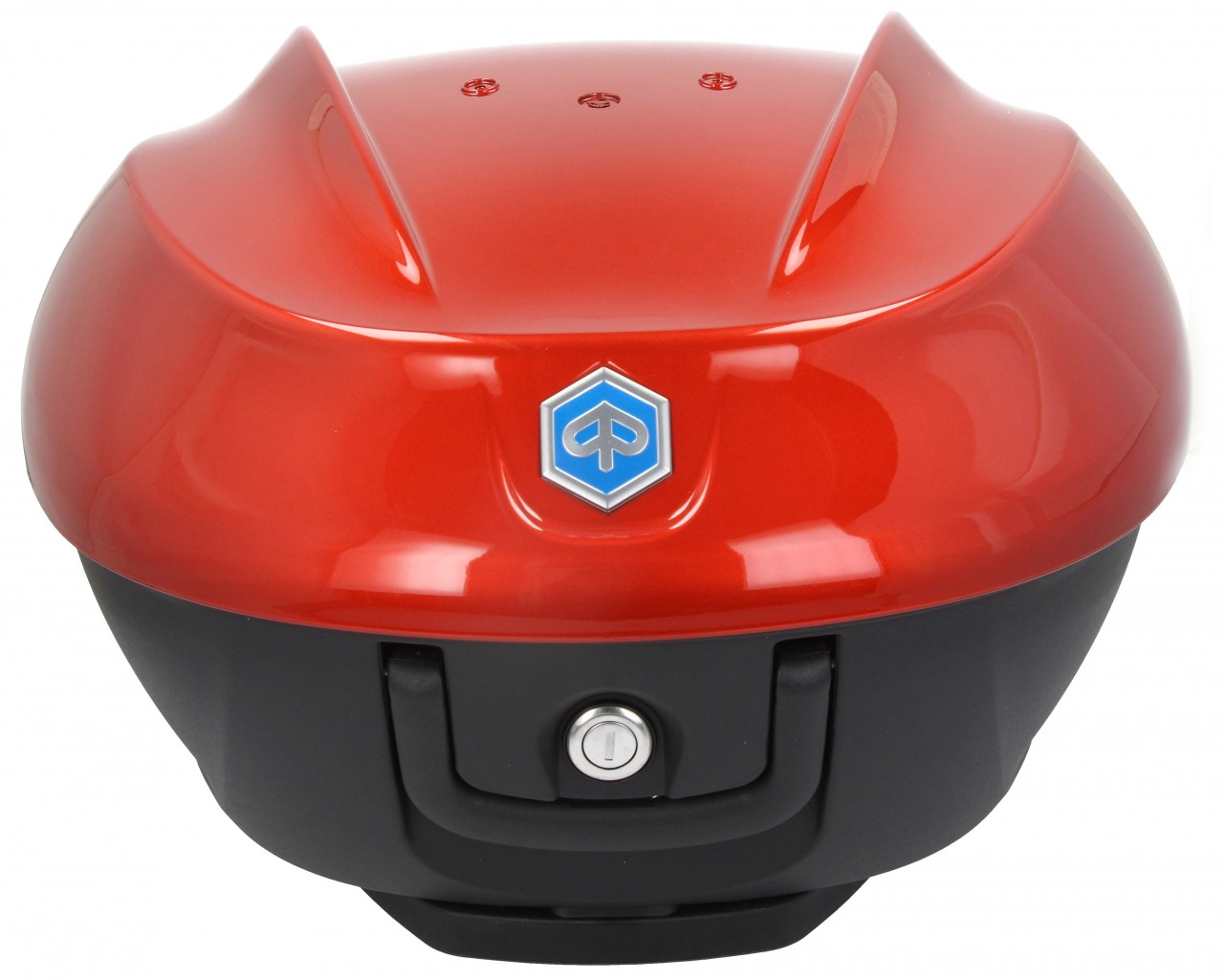 Topkoffer Kit 36 l. oranje metallic A12 Origineel Piaggio voor Beverly HPE (incl. montageplaat)