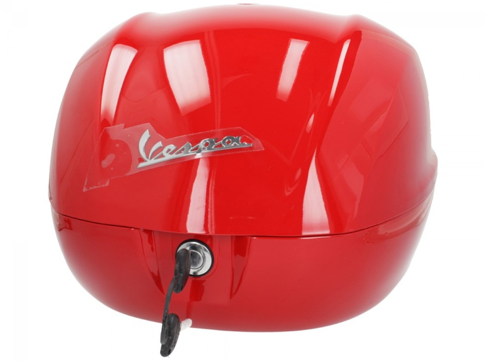 Vespa-topkoffer 32 l, glanzend rood, 894, zonder rugleuning