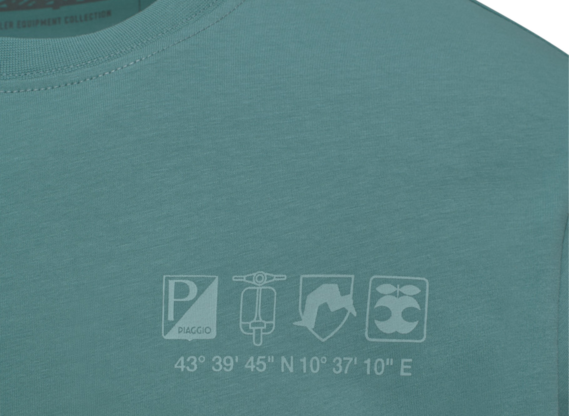 Vespa T-shirt Soul groen DEC collectie