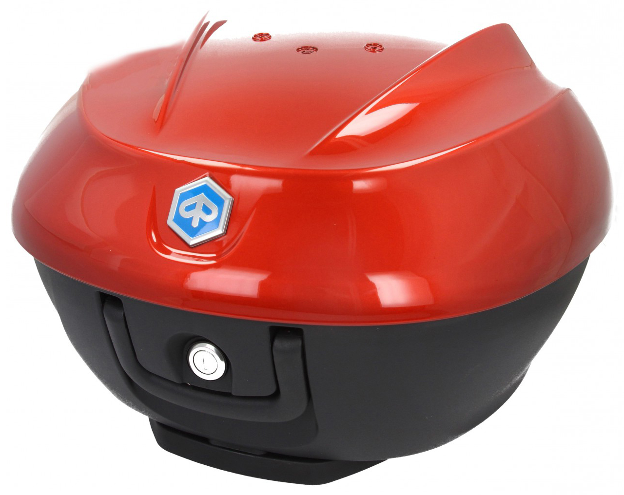 Topkoffer Kit 36 l. oranje metallic A12 Origineel Piaggio voor Beverly HPE (incl. montageplaat)