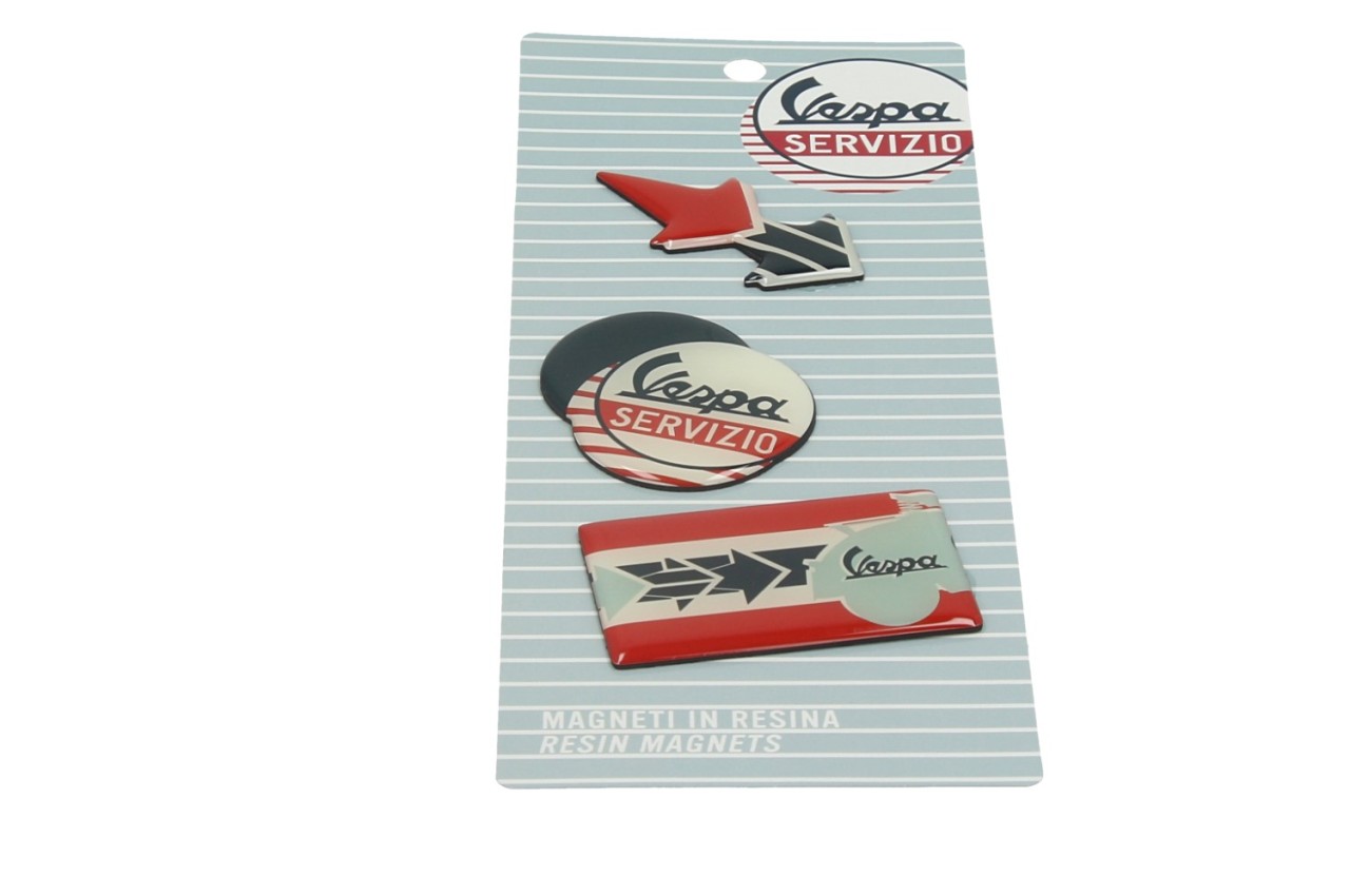 Vespa magneten, 3 stuks