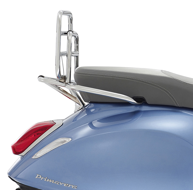 Bagagedrager Achterzijde Opvouwbaar Vespa Primavera / Sprint / Elettrica - Chroom