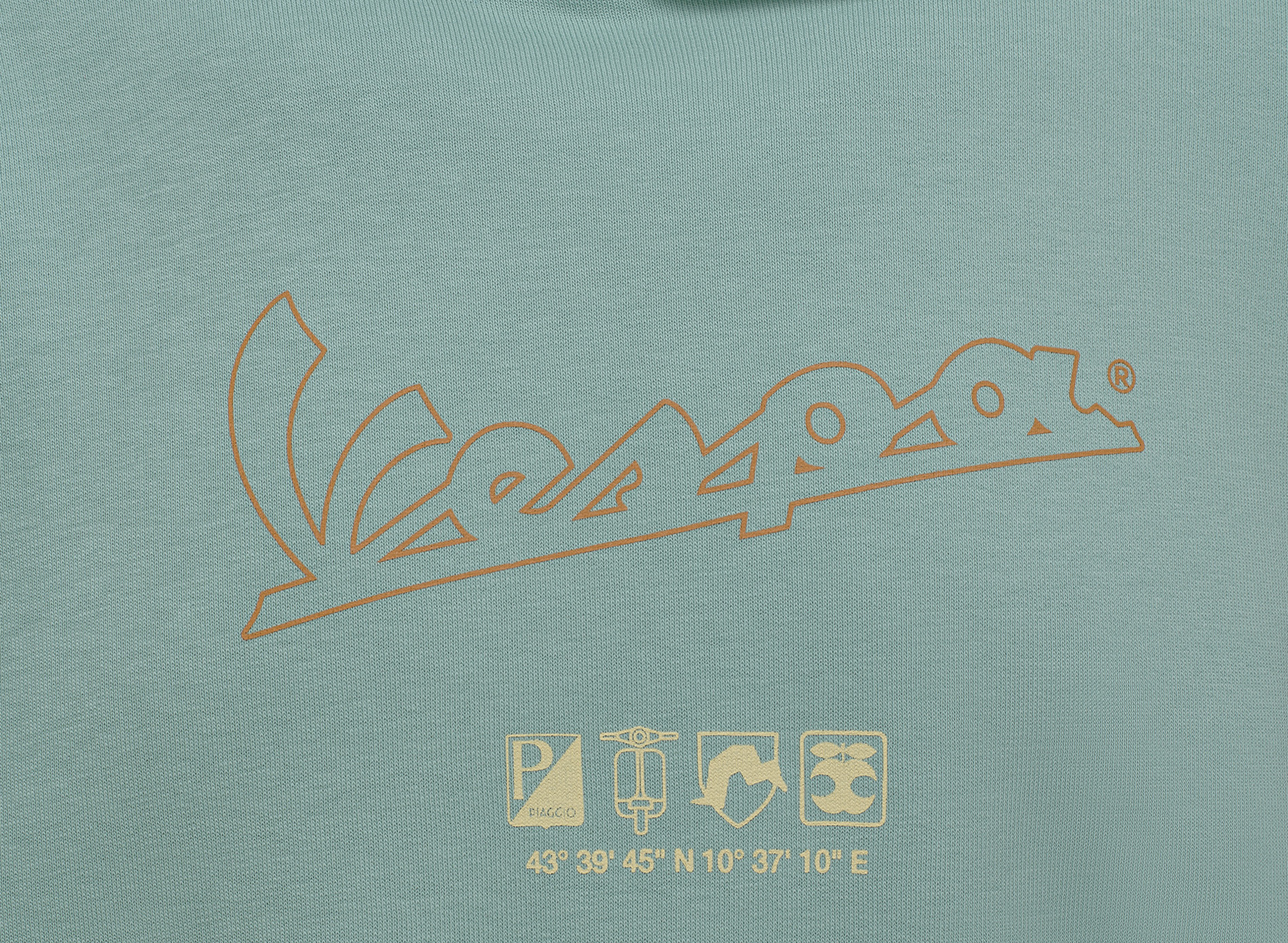 Vespa Hoodie Oorsprong groen DEC-Collectie