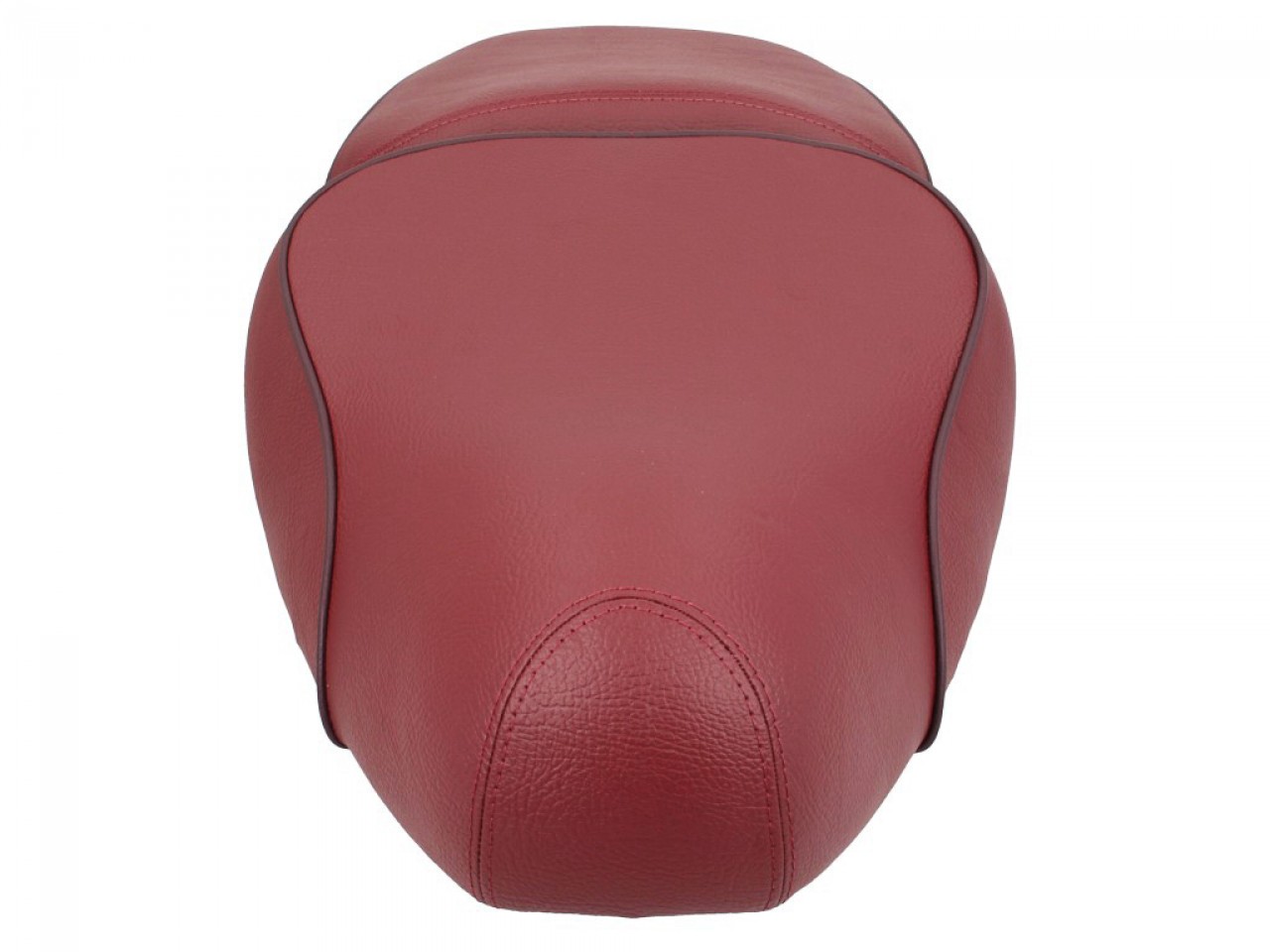 Vespa 2-zits echt lederen zetel rood voor LX 50-150cc Touring, ET2/ET4 /LX/LXV/S 50-150cc-