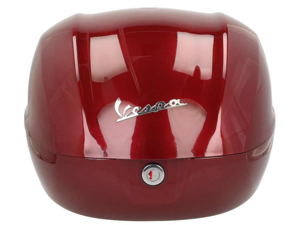 Vespa-topkoffer 32 l, glanzend rood, 880/A, zonder rugleuning