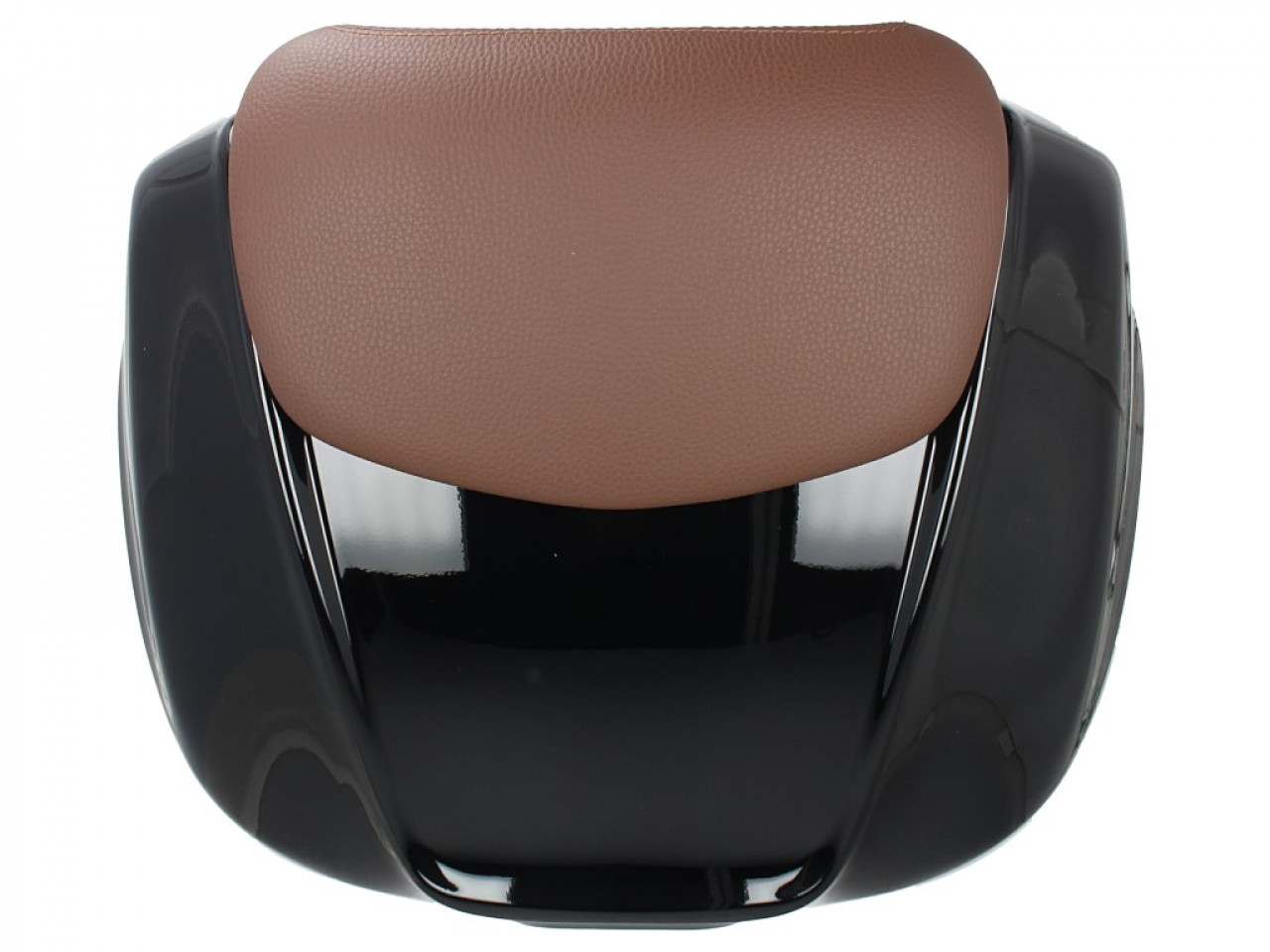 Topkoffer 37 l met rugleuning voor Piaggio Beverly 300/350 (18-20) - zwart 90/B