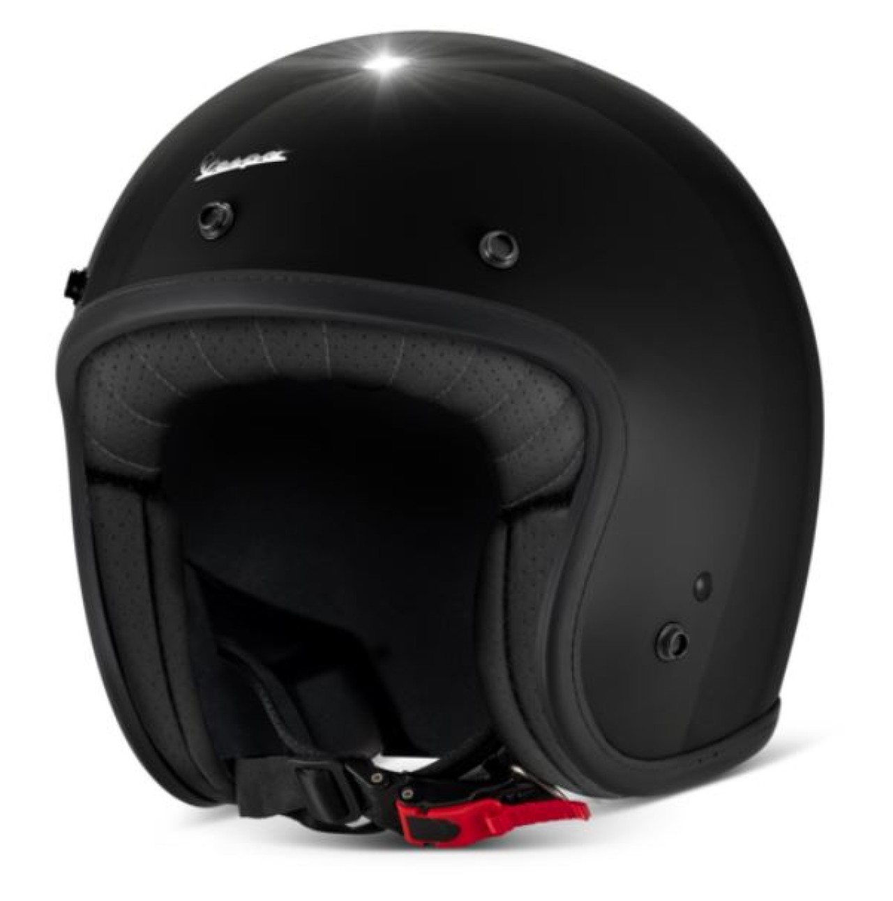 Vespa jethelm Versilia zwart