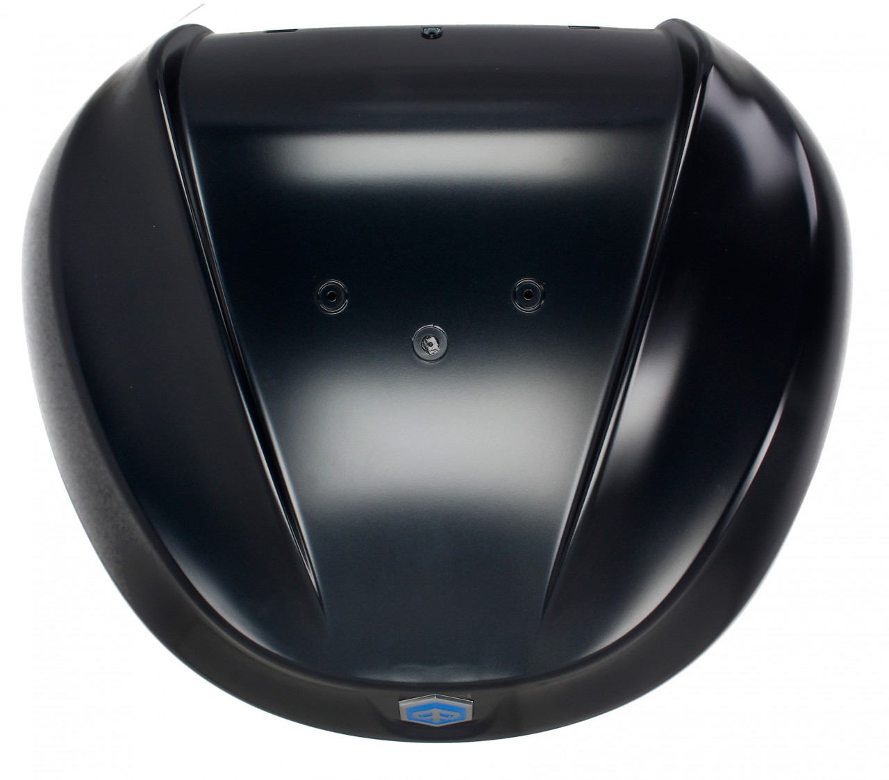 Topkoffer Kit 36 l. zwart mat metallic N12 Origineel Piaggio voor Beverly HPE (incl. montageplaat)
